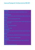Anatomy and Physiology Unit 1 Test Review&period;Final Exam 20262027&period;&NewLine;