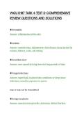WGU D187 TASK 4 TEST D COMPREHENSIVE&NewLine;REVIEW QUESTIONS AND SOLUTIONS