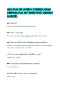WGU D197 GIT VERSION CONTROL EXAM&NewLine;PREPARATION TEST BANK WITH CORRECT&NewLine;ANSWERS