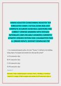 HAWAII ADJUSTER EXAM&sol;HAWAII ADJUSTER TOP FORECASTED EXAM 2 ACTUAL EXAM 2026-2027 COMPLETE ACCURATE EXAM REAL QUESTIONS AND CORRECT VERIFIED ANSWERS WITH DETAILED RATIONALES &lpar;100&percnt; RELIABLE ANSWERS&rpar; CURRENTLY UPDATED VERSION EDITION 2026 &vert;GUARANTEED PASS A&plus;