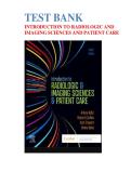 Test Bank for Introduction to Radiologic & Imaging Sciences & Patient Care&comma; 9th Edition by Arlene M&period; Adler Richard R&period; Carlton&vert; 9780443409349&vert; All Chapters 1-26&vert; LATEST 2026