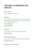 KAPPA SIGMA 2 COMPREHENSIVE STUDY&NewLine;GUIDE 2026&NewLine;