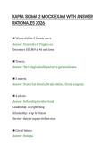 KAPPA SIGMA 2 MOCK EXAM WITH ANSWER&NewLine;RATIONALES 2026&NewLine;