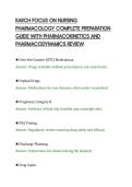 KARCH FOCUS ON NURSING&NewLine;PHARMACOLOGY COMPLETE PREPARATION&NewLine;GUIDE WITH PHARMACOKINETICS AND&NewLine;PHARMACODYNAMICS REVIEW