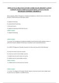 EPPP ACTUAL PRACTICE STUDY GUIDE EXAM &vert;2026&sol;2027 LATEST &NewLine;VERSION WITH COMPLETE QUESTIONS AND ACCURATE &NewLine;DETAILED ANSWERS &vert; GRADED A&plus;