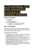 2026&sol;2027  S-TIER Managerial Economics & Business Strategy Test Bank &vert; Advanced Q&A with Executive Analyses &vert; Update