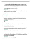 CPCE STUDY GUIDE EXAM &vert;2026&sol;2027 LATEST VERSION WITH &NewLine;COMPLETE QUESTIONS AND ACCURATE DETAILED ANSWERS &vert; &NewLine;GRADED A&plus; 