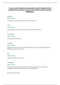 CPCE STUDY GUIDE EXAM &vert;2026&sol;2027 LATEST VERSION WITH &NewLine;COMPLETE QUESTIONS AND ACCURATE DETAILED ANSWERS &vert; &NewLine;GRADED A&plus; 
