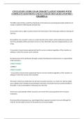 CPCE STUDY GUIDE EXAM &vert;2026&sol;2027 LATEST VERSION WITH &NewLine;COMPLETE QUESTIONS AND ACCURATE DETAILED ANSWERS &vert; &NewLine;GRADED A&plus; 