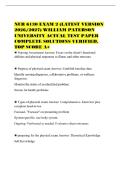 NUR 6130 EXAM 2 &lpar;LATEST VERSION&NewLine;2026&sol;2027&rpar; WILLIAM PATERSON&NewLine;UNIVERSITY ACTUAL TEST PAPER&NewLine;COMPLETE SOLUTIONS VERIFIED&period;&NewLine;TOP SCORE A&plus;