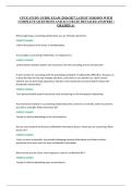 CPCE STUDY GUIDE EXAM &vert;2026&sol;2027 LATEST VERSION WITH &NewLine;COMPLETE QUESTIONS AND ACCURATE DETAILED ANSWERS &vert; &NewLine;GRADED A&plus; 