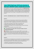 Latest NR546 Final Exam&colon; 100 Practice Questions & &NewLine;Rationales &lpar;2026&sol;2027 Update&rpar; chamberlain university