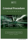 criminal procedure prescribed study material&NewLine;