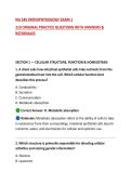 NU 545 PATHOPHYSIOLOGY EXAM 1&NewLine;210 ORIGINAL PRACTICE QUESTIONS WITH ANSWERS & RATIONALES&NewLine;
