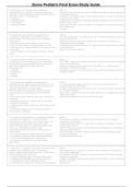 Burns Pediatric Final Exam Study Guide &vert; Pediatric Primary Care Questions&comma; Practice Review & Exam Prep 2026-2027