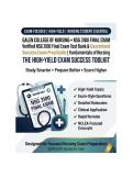 Verified NSG 3100 Final Exam Test Bank & Guaranteed Success Exam Prep Guide &vert; Fundamentals of Nursing &vert; Galen College of Nursing &vert; Q & A &vert; 2026&sol;2027