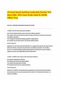 US Coast Guard Auxiliary Leadership Practice Test Bank 2026- AFLC Exam Study Guide & Flotilla Officer Prep&period;pdf&NewLine;&NewLine;