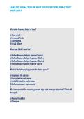Lean Six Sigma Yellow Belt Quiz Questions&period;Final Test 20262027&period;&NewLine;