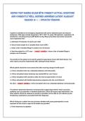 SepSiS TeST BankS eXaM WiTH CORReCT aCTUaL QUeSTiOnS&NewLine;anD CORReCTLY WeLL DeFineD anSWeRS LaTeST aLReaDY&NewLine;GRaDeD a&plus; &vert; &vert; UpDaTeD VeRSiOn &period; 