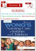 TEST BANK For Wong's Nursing Care of Infants and Children&comma; 12th Edition &lpar;Hockenberry&comma; 2026&rpar;&comma; Verified Chapters 1 - 34&comma; Complete Newest Version&NewLine;