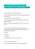 KSHSAA FINAL STUDY GUIDE 2026&NewLine;COMPLETE QUESTIONS AND ANSWERS
