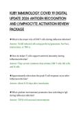 KUBY IMMUNOLOGY COVID 19 DIGITAL&NewLine;UPDATE 2026 ANTIGEN RECOGNITION&NewLine;AND LYMPHOCYTE ACTIVATION REVIEW&NewLine;PACKAGE&NewLine;