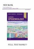 Test bank for Gordis Epidemiology&comma; 6e&NewLine;English edition  by David D&period; Celentano ScD MHS &lpar;Author&rpar;&comma; Moyses Szklo MD &lpar;Author&rpar;  all pages fully covered with test questions and answers graded A&plus;