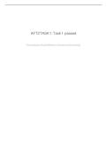 WGU AFT2 Task 1 &vert;Latest Update with Complete Solution Western Governors University&NewLine;