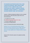 NYC MASTER ELECTRICIAN EXAM ACTUAL EXAM               &NewLine;& PRACTICE EXAM 2026 &vert;&vert; MOST RECENT EXAM &NewLine;2026&vert;2027 ACTUAL COMPLETE REAL EXAM &NewLine;QUESTIONS AND CORRECT ANSWERS &lpar;VERIFIED &NewLine;ANSWERS&rpar; ALREADY GRADED A&plus; &vert; GUARANTEED &NewLine;SUCCESS&excl;&excl; NEWEST EXAM &vert; JUST RELEA