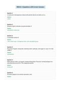 BIO121 4 Questions with Correct Answers
