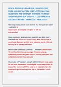 NYSOH ASSISTORS EXAM 2026 &vert;&vert; MOST RECENT &NewLine;EXAM 2026&vert;2027 ACTUAL COMPLETE REAL EXAM &NewLine;QUESTIONS AND CORRECT ANSWERS &lpar;VERIFIED &NewLine;ANSWERS&rpar; ALREADY GRADED A&plus; &vert; GUARANTEED &NewLine;SUCCESS&excl;&excl; NEWEST EXAM &vert; JUST RELEASED&excl;&excl; 