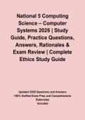 National 5 Computing Science &ndash; Computer Systems 2026 &vert; Study Guide&comma; Practice Questions&comma; Answers&comma; Rationales & Exam Review