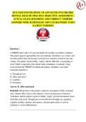 WGU D343 FOUNDATIONS OF ADVANCED PSYCHIATRIC MENTAL HEALTH PRACTICE OBJECTIVE ASSESSMENT 2026 &sol; 2027  EXAM QUESTIONS AND CORRECT VERIFIED ANSWERS WITH RATIONALES 100&percnt; GUARANTEED PASS&excl;&excl;   <LATEST VERSION>