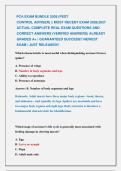 PCA EXAM BUNDLE 2026 &lpar;PEST  &NewLine;CONTROL ADVISER&rpar; &vert;&vert; MOST RECENT EXAM 2026&vert;2027 &NewLine;ACTUAL COMPLETE REAL EXAM QUESTIONS AND &NewLine;CORRECT ANSWERS &lpar;VERIFIED ANSWERS&rpar; ALREADY &NewLine;GRADED A&plus; &vert; GUARANTEED SUCCESS&excl;&excl; NEWEST &NewLine;EXAM &vert; JUST RELEASED&excl;&excl;