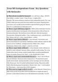 Texas MD Jurisprudence Exam &ndash; Key Questions with Rationales &vert; Study Guide & Exam Prep