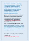 PHGY 216 FINAL EXAM ACTUAL EXAM 2026 &vert; &NewLine;PRINCIPLES OF MAMMALIAN PHYSIOLOGY II                  &NewLine;&vert;&vert; MOST RECENT EXAM 2026&vert;2027 ACTUAL &NewLine;COMPLETE REAL EXAM QUESTIONS AND &NewLine;CORRECT ANSWERS &lpar;VERIFIED ANSWERS&rpar; &NewLine;ALREADY GRADED A&plus; &vert; GUARANTEED            &NewLine;SU
