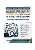 Verified NSG 3160 Exam 1 Test Bank & Guaranteed Success Exam Prep Guide &vert; Health Assessment &vert; Galen College of Nursing &vert; Q & A &vert; 2026&sol;2027 Edition &lpar;PDF&rpar;