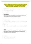 APHON CHEMO COURSE AND ALL YOU NEED TO KNOW AND GET YOU READY&colon; 2026-2027 EXAM GRADED A&plus; WITH CERTIFIED QUESTIONS AND ANSWERS