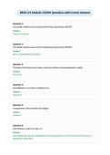 BIOD 121 Module 4 EXAM Questions with Correct Answers