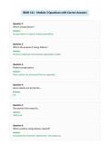 BIOD 121 - Module 3 Questions with Correct Answers