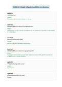 BIOD 121 Module 1 Questions with Correct Answers