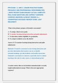 PPR EXAM 1&comma; 2&comma; AND 3 &vert; ONLINE PRACTICE EXAMS &vert; &NewLine;PEDAGOGY AND PROFESSIONAL RESPONSIBILITIES          &NewLine;&vert;&vert; MOST RECENT EXAM 2026&vert;2027 ACTUAL COMPLETE &NewLine;REAL EXAM QUESTIONS AND CORRECT ANSWERS &NewLine;&lpar;VERIFIED ANSWERS&rpar; ALREADY GRADED A&plus; &vert; &NewLine;GUARANTEED SUCCESS&excl;&excl; 