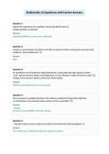 Biodiversity 34 Questions with Correct Answers