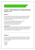 NR 566 Midterm Exam &lpar;2026&rpar; &vert; Chamberlain Advanced &NewLine;Pharmacology Actual Questions and Answers &lpar;PDF&rpar;
