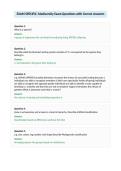 EXAM SPECIFIC&colon; biodiversity Exam Questions with Correct Answers