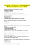 PTA 100 Exam 1 with all Correct & 100&percnt; Verified Answers &vert;Actual Complete Update &vert;Already Graded A&plus;