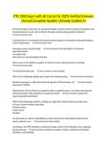 PTA 1000 Exam with all Correct & 100&percnt; Verified Answers &vert;Actual Complete Update &vert;Already Graded A&plus;