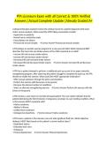 PTA Licensure Exam with all Correct & 100&percnt; Verified Answers &vert;Actual Complete Update &vert;Already Graded A&plus;