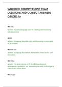 WGU D276 COMPREHENSIVE EXAM&NewLine;QUESTIONS AND CORRECT ANSWERS&NewLine;GRADED A&plus;