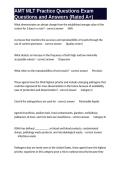 AMT MLT Practice Questions Exam Questions and Answers &lpar;Rated A&plus;&rpar;&period;